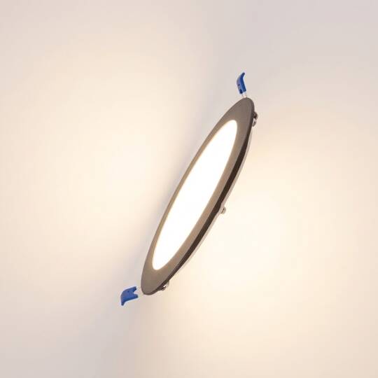 ACK 12W 3000K Günışığı 1080lm Sıva Altı Yuvarlak Led Panel (Ø170 mm Siyah Kasa) AP01-01201 - 3