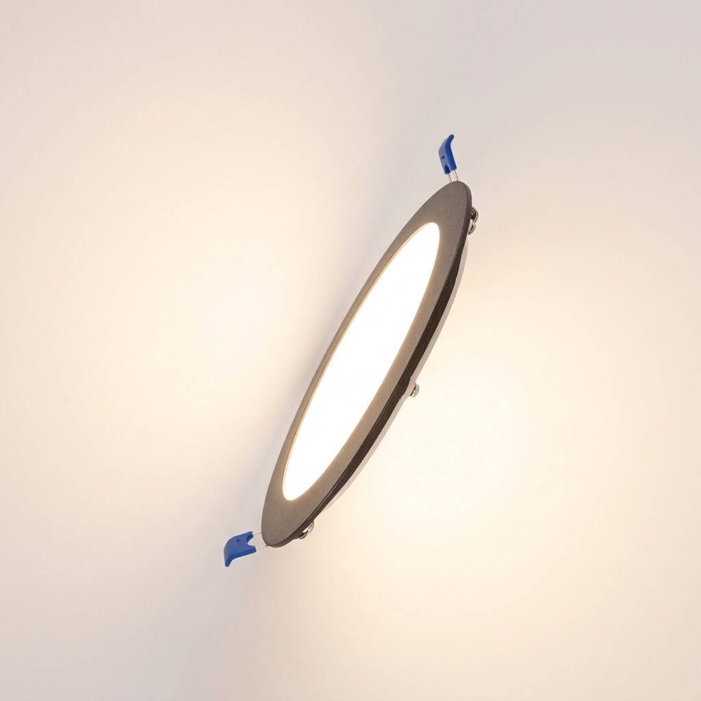 ACK 12W 3000K Günışığı 1080lm Sıva Altı Yuvarlak Led Panel (Ø170 mm Siyah Kasa) AP01-01201 - 3