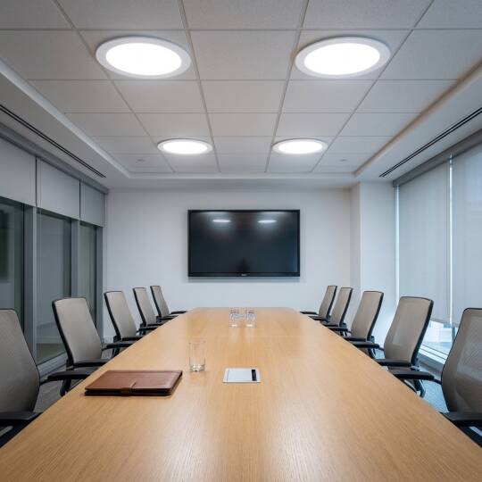ACK 12W 6500K Beyaz 1080lm Sıva Altı Yuvarlak Led Panel (Ø170 mm Beyaz Kasa) AP01-01230 - 2