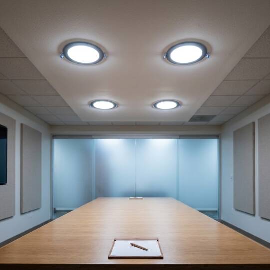 ACK 12W 6500K Beyaz 1080lm Sıva Altı Yuvarlak Led Panel (Ø170 mm Siyah Kasa) AP01-01231 - 2