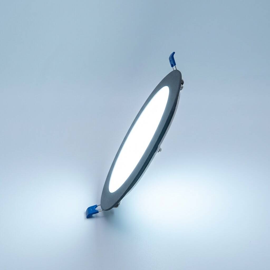ACK 12W 6500K Beyaz 1080lm Sıva Altı Yuvarlak Led Panel (Ø170 mm Siyah Kasa) AP01-01231 - 3