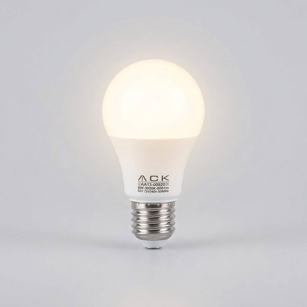ACK 12W A60 Standart Tip E27 4000K Ilık Beyaz 1180 lm LED Ampul AA13-01221 - 3