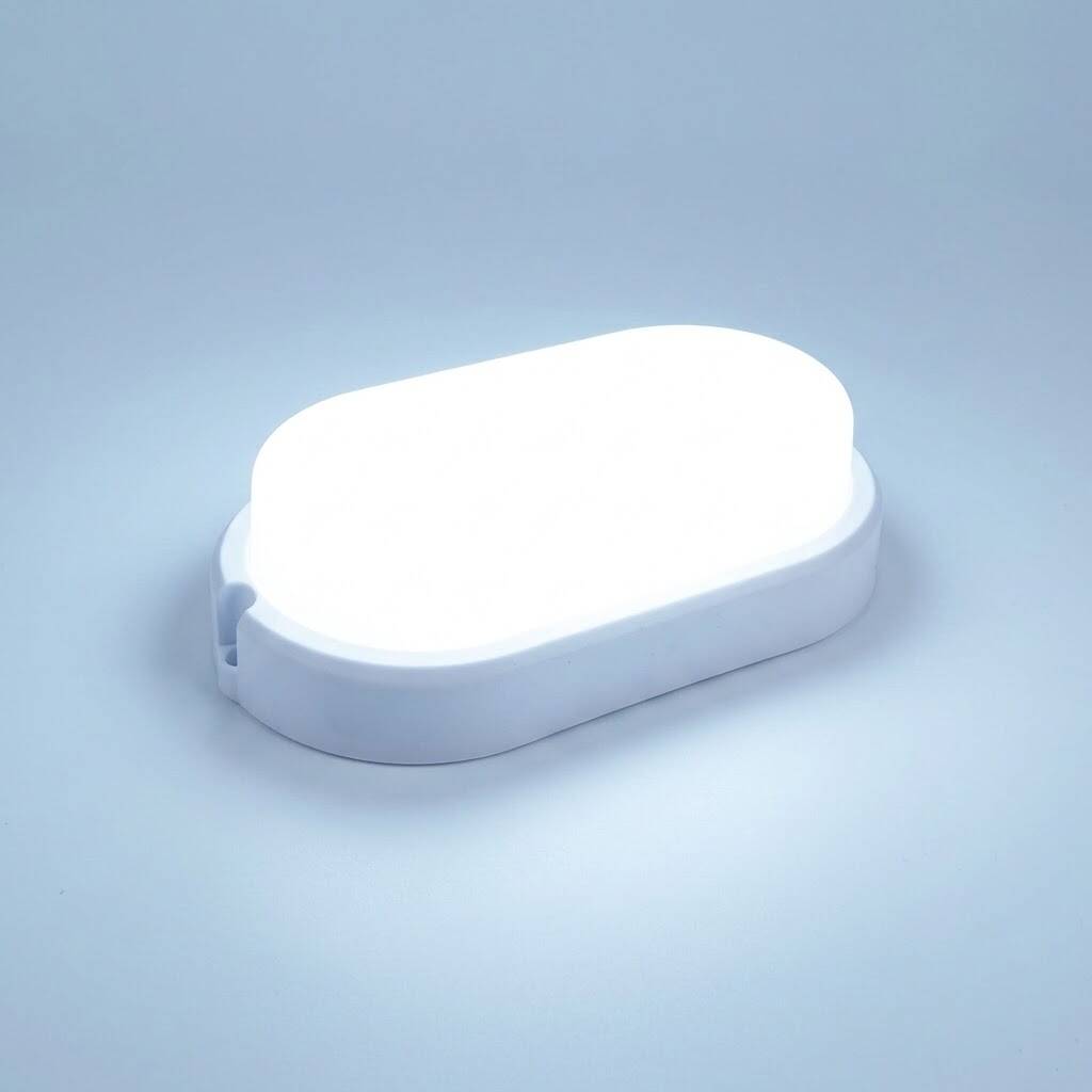 ACK 12W 6500K Beyaz 900 lm Kare LED Bulkhead Armatür AT11-01230 - 3