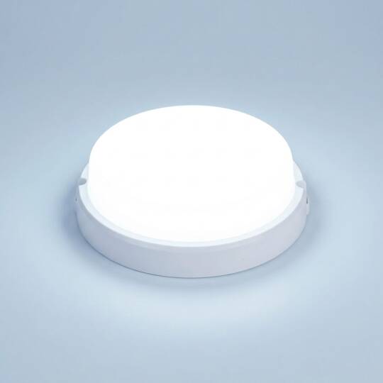 ACK 12W 6500K Beyaz 900 lm Yuvarlak LED Bulkhead Armatür AT10-01230 - 3