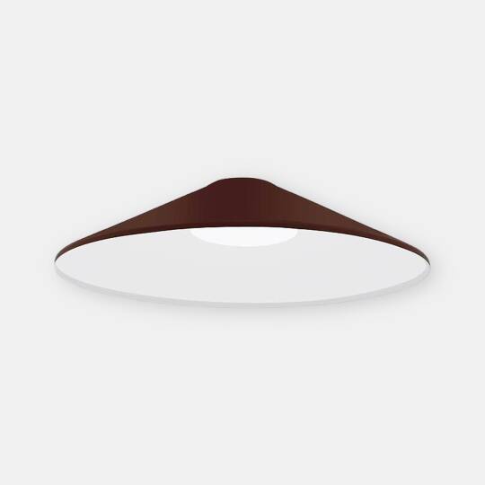 ACK 12W CCT (3 Renk) 48V Loomis Kemerli Sistem Armatürü Şapka (Avize) Tipi Sarkıt (Koyu Kırmızı (Dark Red)) AD55-02297