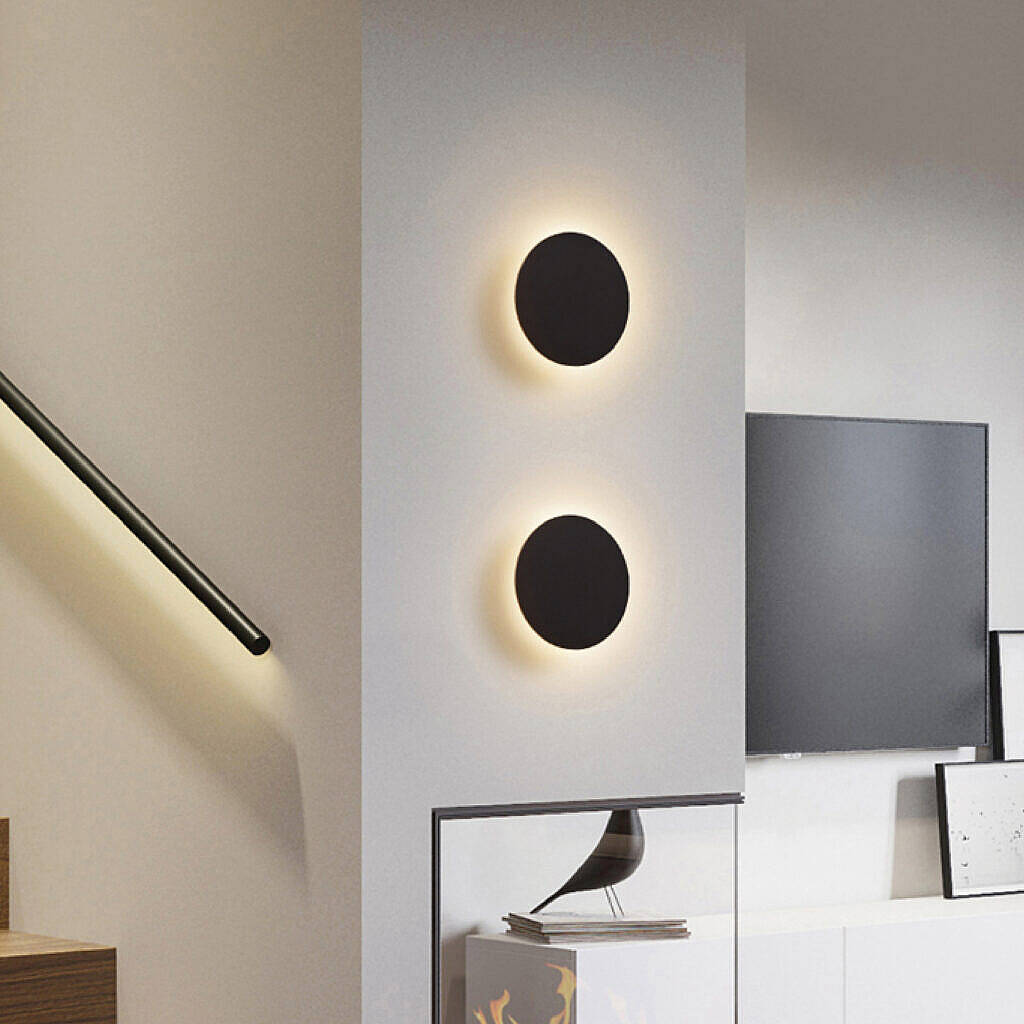 ACK 12W-CCT Seçilebilir Renk Sıcaklıklı 1200 lm Ambiyans LED Duvar Apliği (Beyaz) AT15-01290 - 8