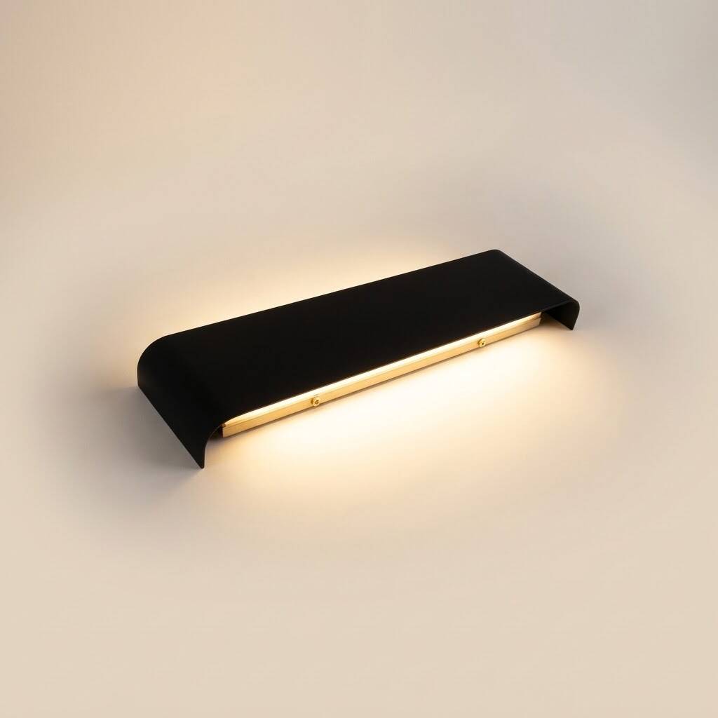ACK 12W 3000K Günışığı 850 lm LED Duvar/Tavan Apliği (Siyah) AH07-03301 - 3