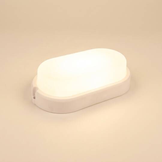 ACK 12W 3000K Günışığı 900 lm Kare LED Bulkhead Armatür AT11-01200 - 3