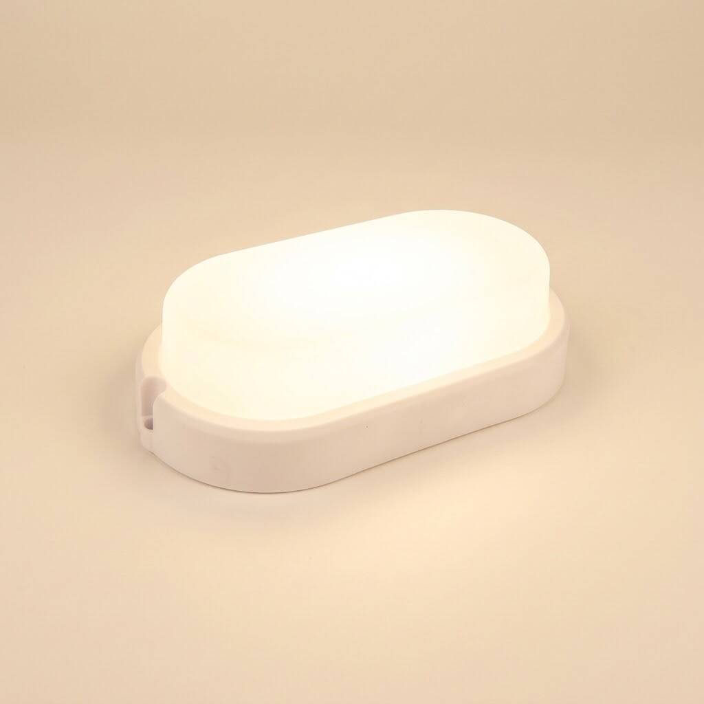 ACK 12W 3000K Günışığı 900 lm Kare LED Bulkhead Armatür AT11-01200 - 3