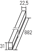 ACK 14W CCT Ayarlanabilir Merkür LED Bant Armatür AN10-01490 - 5