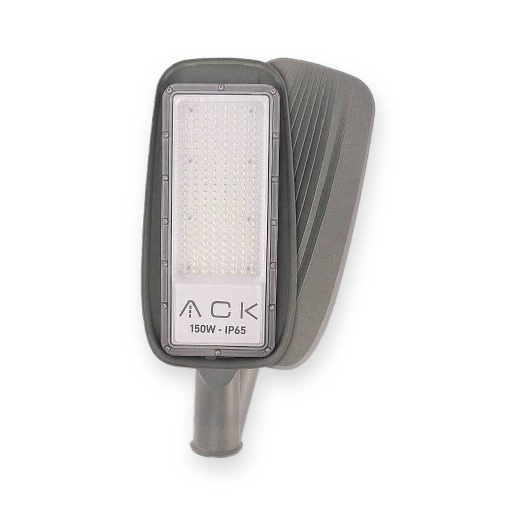 ACK 150W 3000K Günışığı 16.490 lm LED Sokak Armatürü (Gri) AT41-19400 - 1