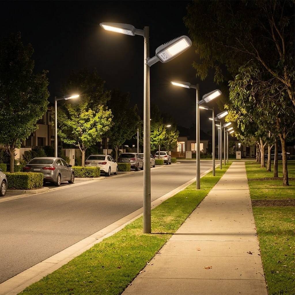 ACK 150W 3000K Günışığı 16.490 lm LED Sokak Armatürü (Gri) AT41-19400 - 2