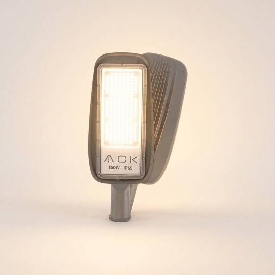 ACK 150W 3000K Günışığı 16.490 lm LED Sokak Armatürü (Gri) AT41-19400 - 3
