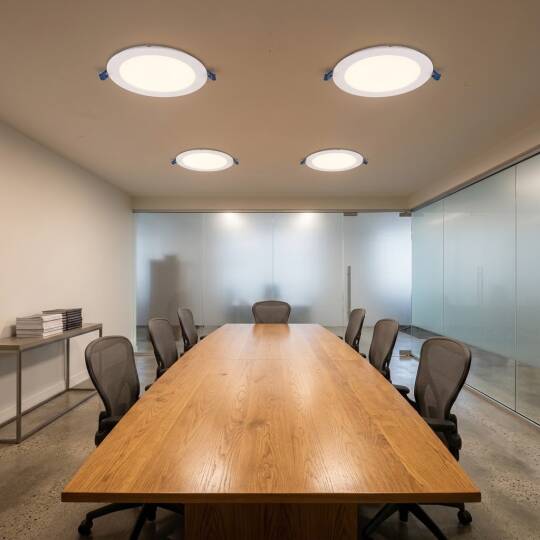 ACK 15W 3000K Günışığı 1350lm Sıva Altı Yuvarlak Led Panel (Ø190 mm Beyaz Kasa) AP01-01500 - 2