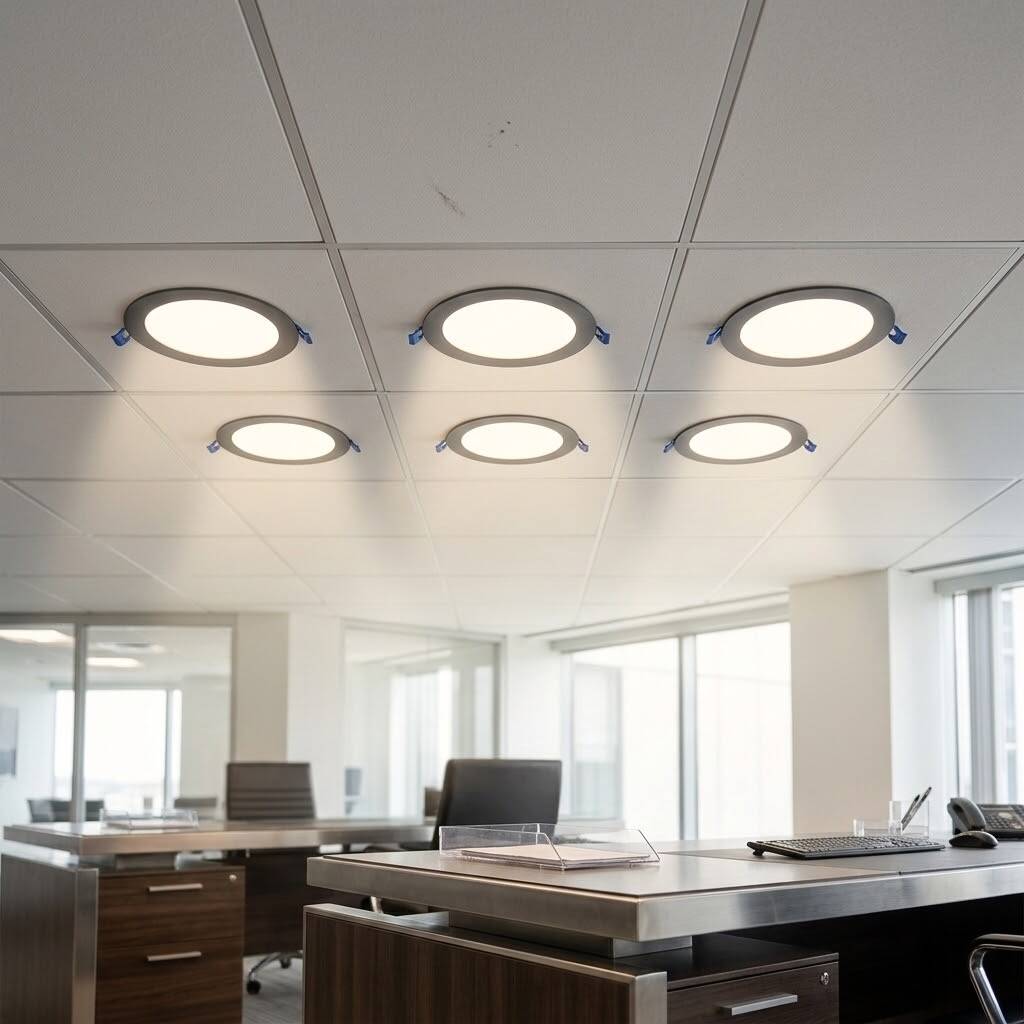 ACK 15W 3000K Günışığı 1350lm Sıva Altı Yuvarlak Led Panel (Ø190 mm Siyah Kasa) AP01-01501 - 2