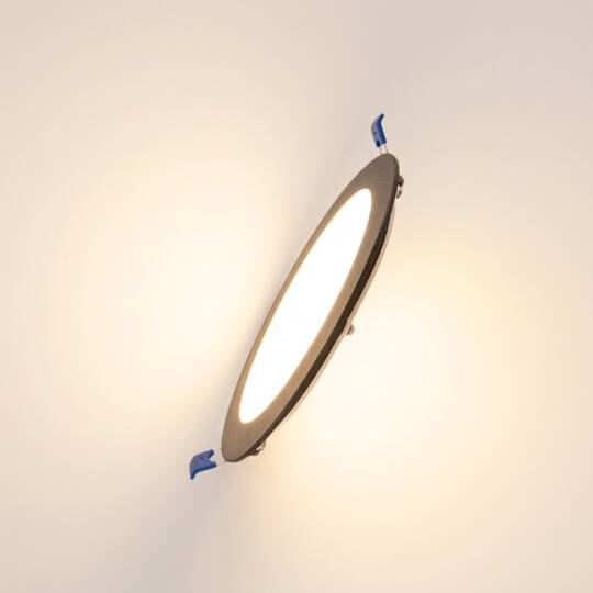 ACK 15W 3000K Günışığı 1350lm Sıva Altı Yuvarlak Led Panel (Ø190 mm Siyah Kasa) AP01-01501 - 3