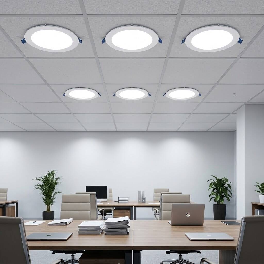 ACK 15W 6500K Beyaz 1350lm Sıva Altı Yuvarlak Led Panel (Ø190 mm Beyaz Kasa) AP01-01530 - 2