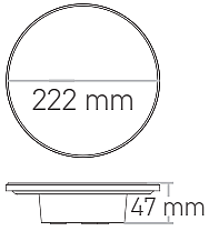 ACK 15W-CCT Seçilebilir Renk Sıcaklıklı 1500 lm Ambiyans LED Duvar Apliği (Beyaz) AT15-01590 - 5