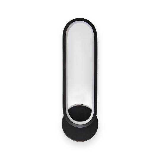 ACK 15W Dekoratif LED Linear Armatür 30 cm x 10 cm Oval (Hap) Siyah Kasa AL02-26001