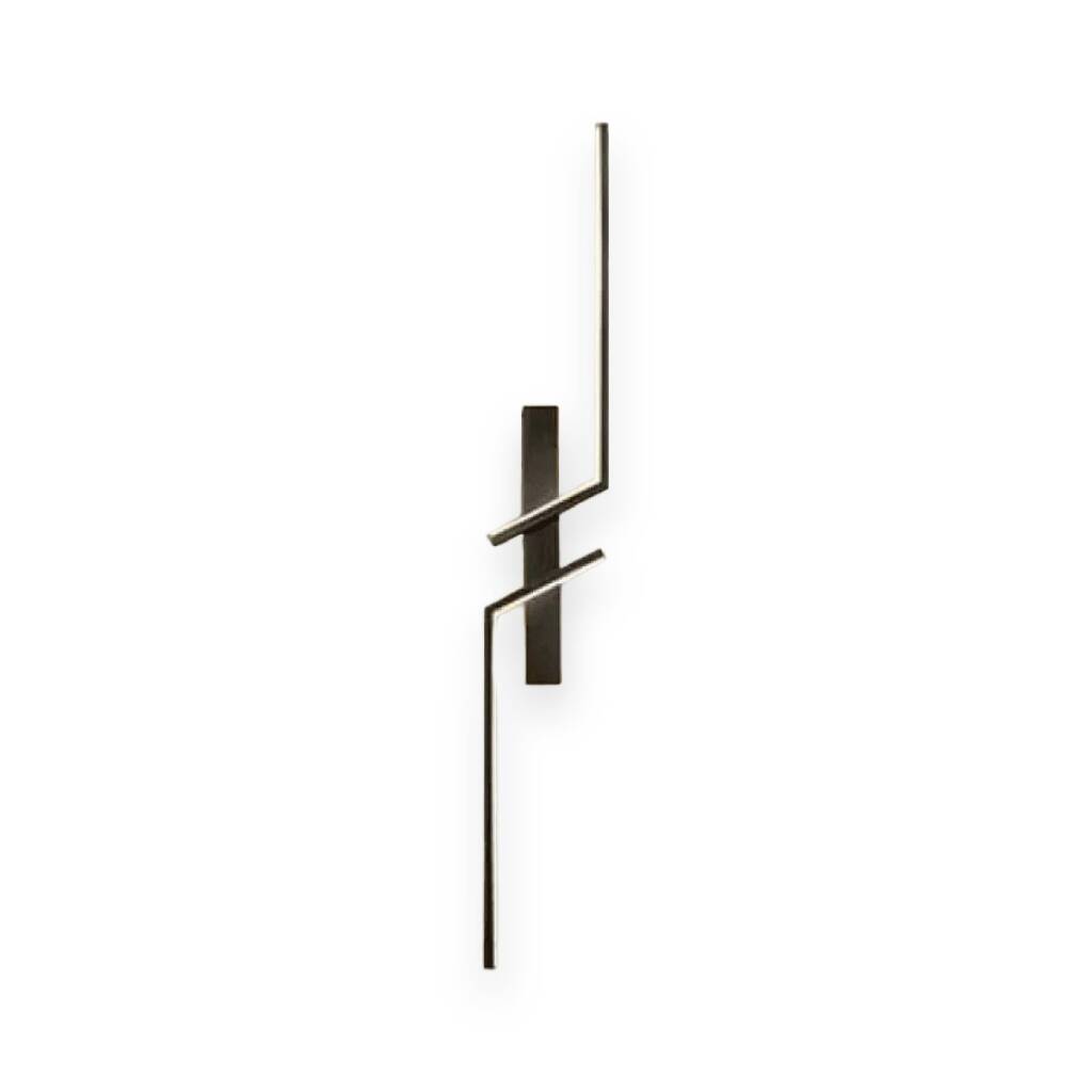 ACK 15W Dekoratif LED Linear Armatür 50 cm x 15 cm Dikey Çapraz Siyah Kasa AL02-00901 - 1