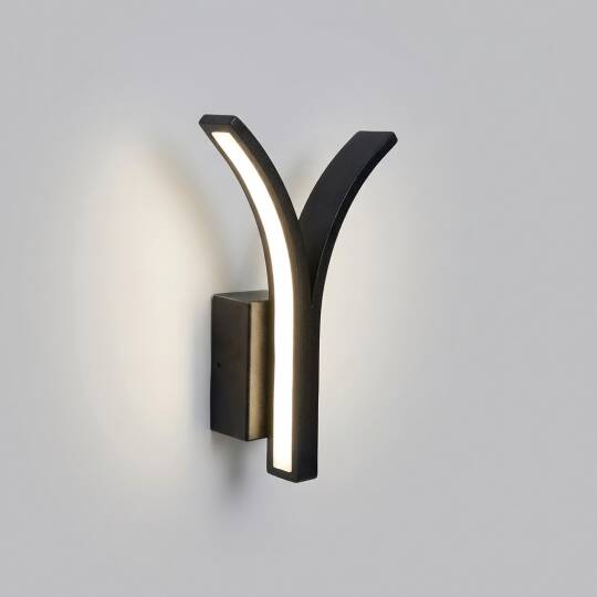 ACK 15W Dekoratif LED Linear Armatür h:30 cm Çiftli (Y) Yay Siyah Kasa AL02-40101 - 3