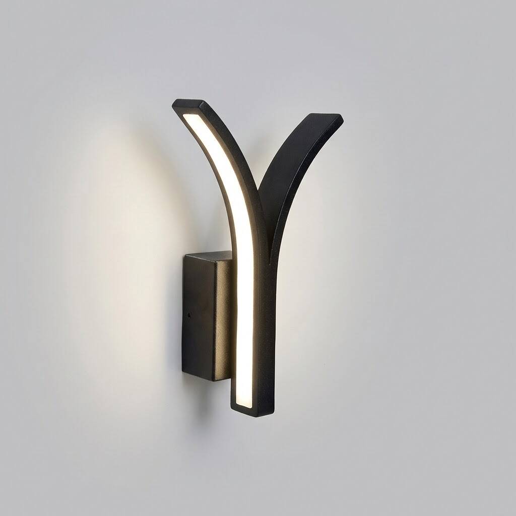 ACK 15W Dekoratif LED Linear Armatür h:30 cm Çiftli (Y) Yay Siyah Kasa AL02-40101 - 3