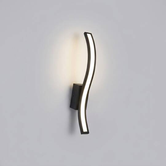 ACK 15W Dekoratif LED Linear Armatür h:30 cm Tekli Yay Siyah Kasa AL02-52101 - 3