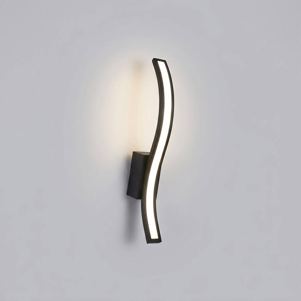 ACK 15W Dekoratif LED Linear Armatür h:30 cm Tekli Yay Siyah Kasa AL02-52101 - 3