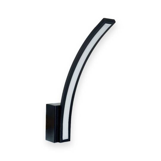 ACK 15W Dekoratif LED Linear Armatür h:30 cm Yarım Ay Siyah Kasa AL02-00601