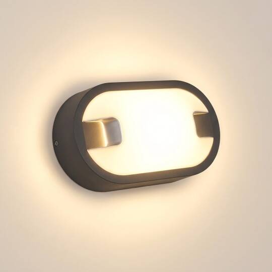 ACK 15W 3000K Günışığı 1050 lm Kare LED Bulkhead Armatür AT11-21501 - 3