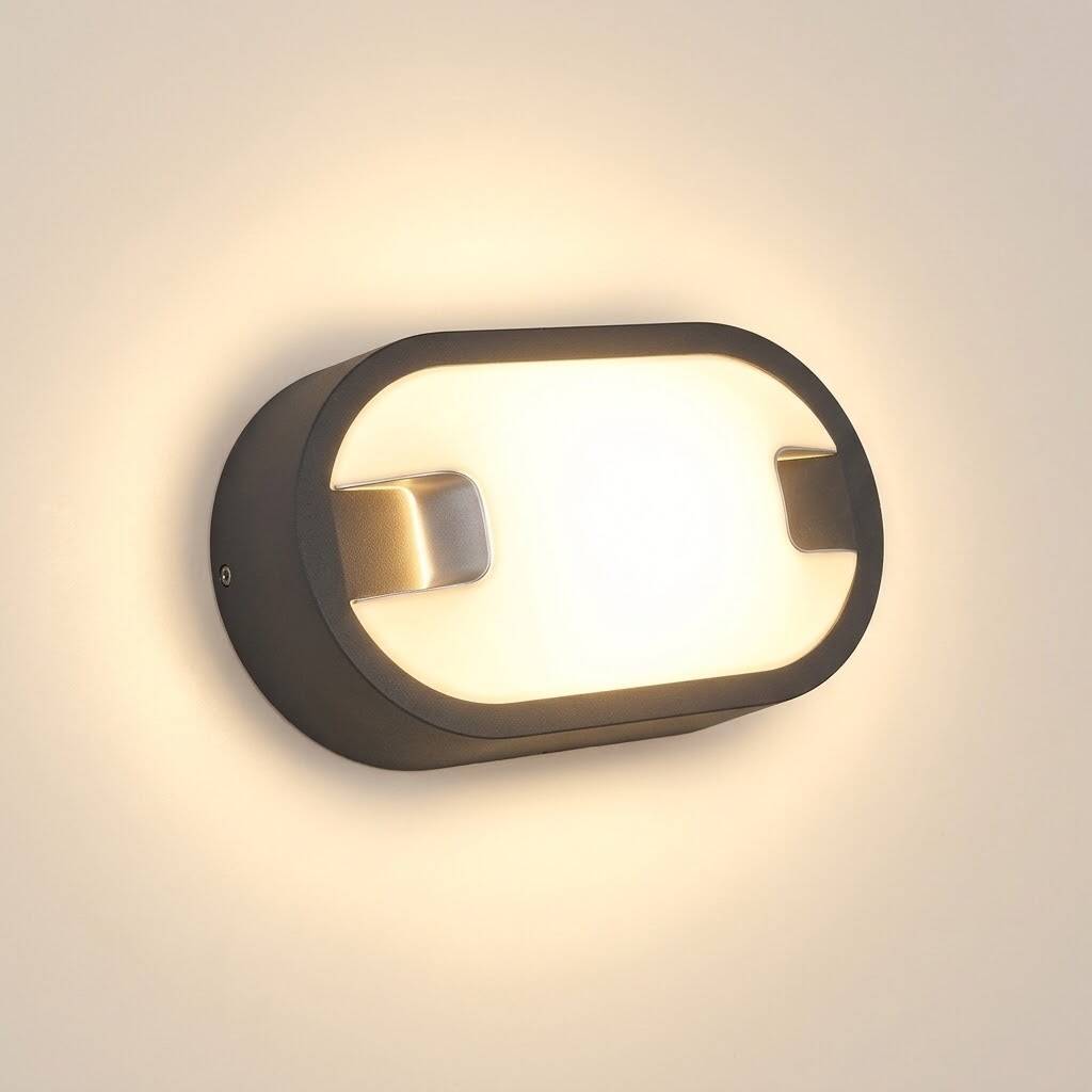 ACK 15W 3000K Günışığı 1050 lm Kare LED Bulkhead Armatür AT11-21501 - 3