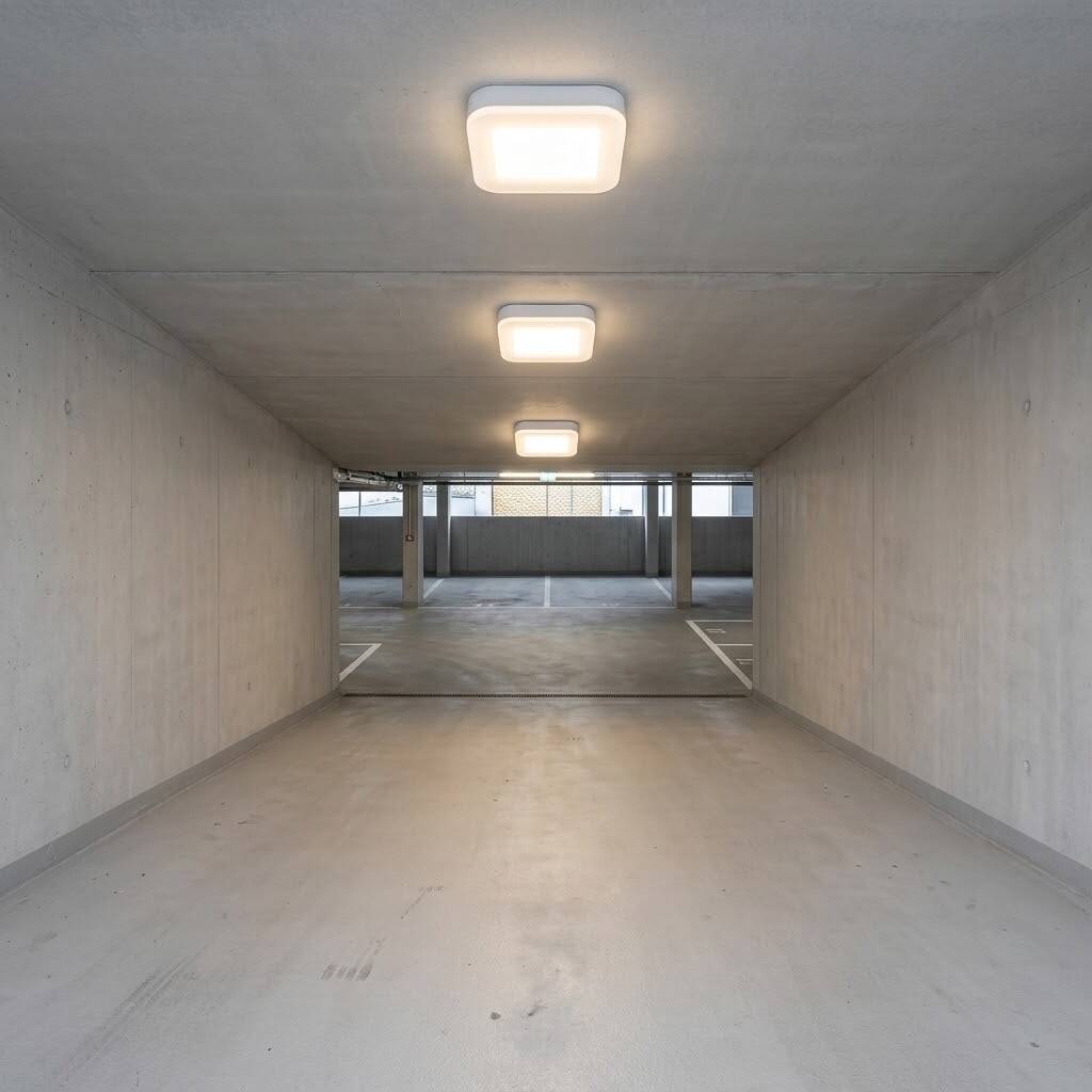 ACK 15W 3000K Günışığı 980 lm Kare LED Bulkhead Armatür (ABS Gövde) AT10-21500 - 2