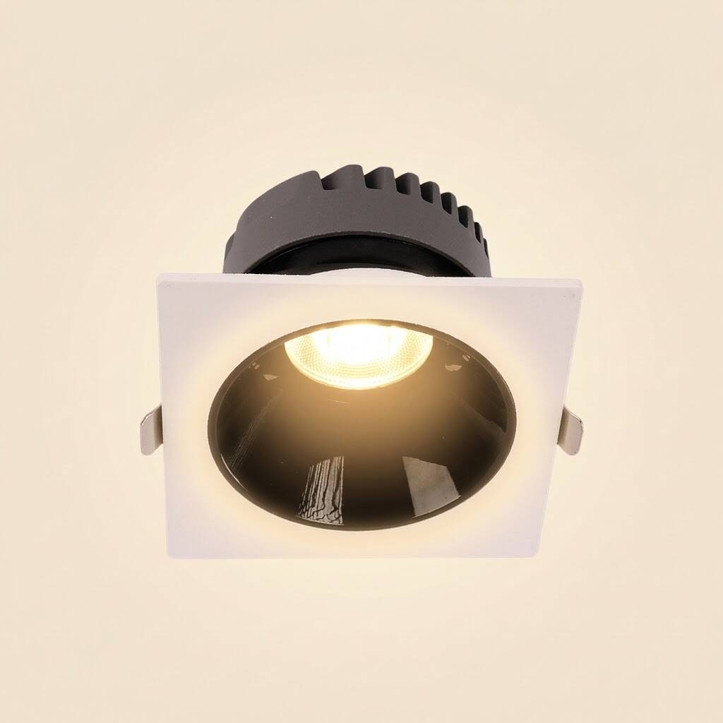 ACK 18W 3000K Günışığı 1530lm Kamaşma Önleyici (Dark Light) Sıva Altı Kare Spot (115x115 mm Beyaz Kasa) AD10-02500 - 3