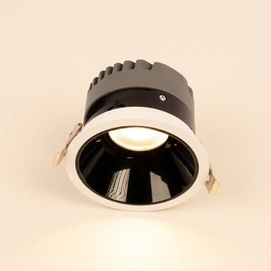 ACK 18W 3000K Günışığı 1530lm Kamaşma Önleyici (Dark Light) Sıva Altı Spot (Ø104 mm Beyaz Kasa) AD10-02100 - 3