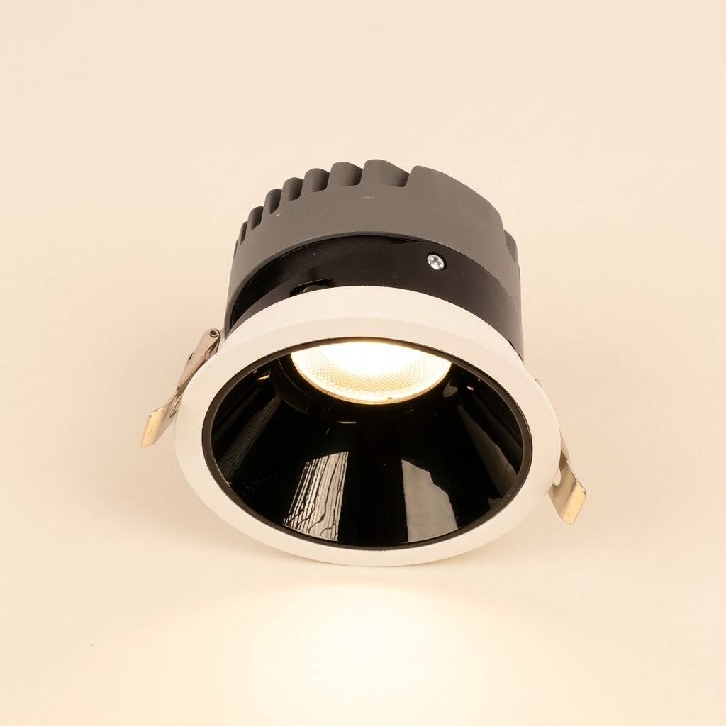 ACK 18W 3000K Günışığı 1530lm Kamaşma Önleyici (Dark Light) Sıva Altı Spot (Ø104 mm Beyaz Kasa) AD10-02100 - 3