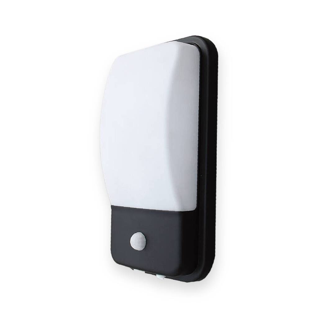 ACK 18W 3000K Günışığı PIR Sensörlü Dış/İç Mekan LED Aplik (Siyah Kasa) AH07-05401 - 1