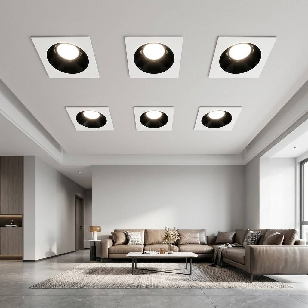 ACK 18W 4000K Ilık Beyaz 1566lm Kamaşma Önleyici (Dark Light) Sıva Altı Kare Spot (115x115 mm Beyaz Kasa) AD10-02510 - 2