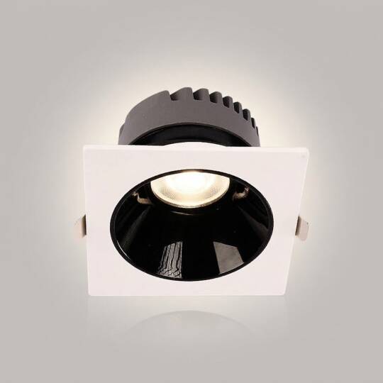 ACK 18W 4000K Ilık Beyaz 1566lm Kamaşma Önleyici (Dark Light) Sıva Altı Kare Spot (115x115 mm Beyaz Kasa) AD10-02510 - 3