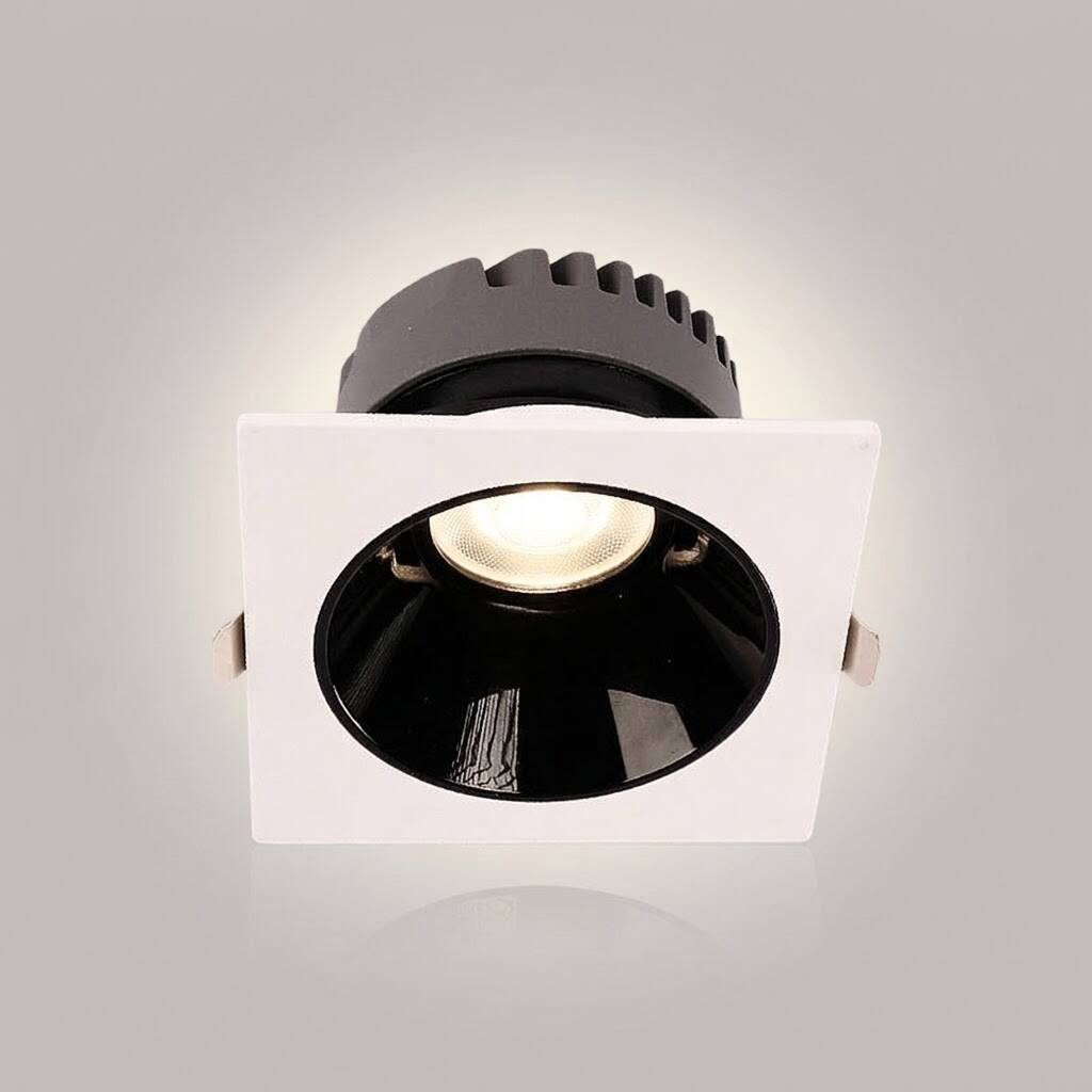 ACK 18W 4000K Ilık Beyaz 1566lm Kamaşma Önleyici (Dark Light) Sıva Altı Kare Spot (115x115 mm Beyaz Kasa) AD10-02510 - 3
