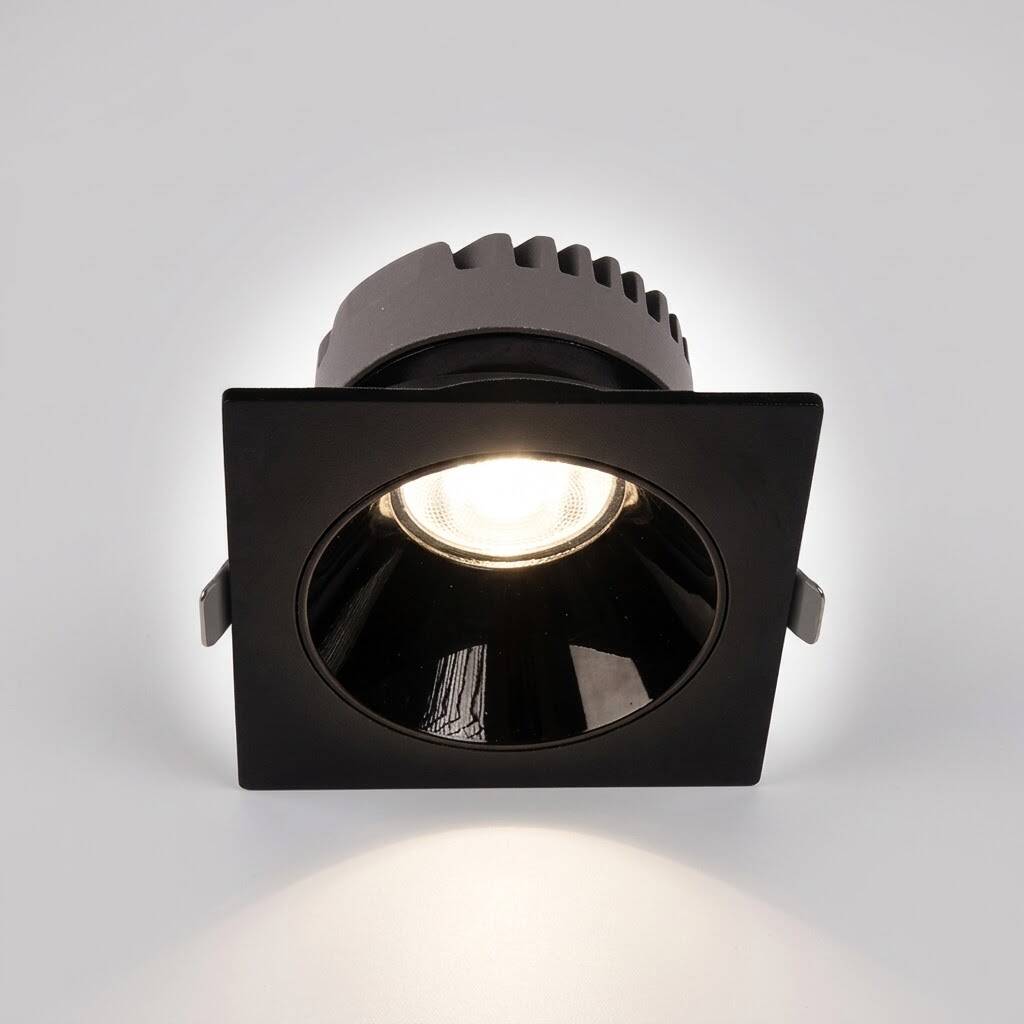 ACK 18W 4000K Ilık Beyaz 1566lm Kamaşma Önleyici (Dark Light) Sıva Altı Kare Spot (115x115 mm Siyah Kasa) AD10-02511 - 3