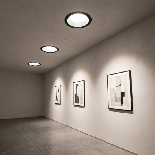ACK 18W 4000K Ilık Beyaz 1566lm Kamaşma Önleyici (Dark Light) Sıva Altı Spot (Ø104 mm Siyah Kasa) AD10-02111 - 2