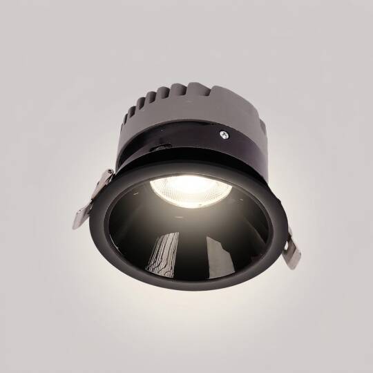 ACK 18W 4000K Ilık Beyaz 1566lm Kamaşma Önleyici (Dark Light) Sıva Altı Spot (Ø104 mm Siyah Kasa) AD10-02111 - 3