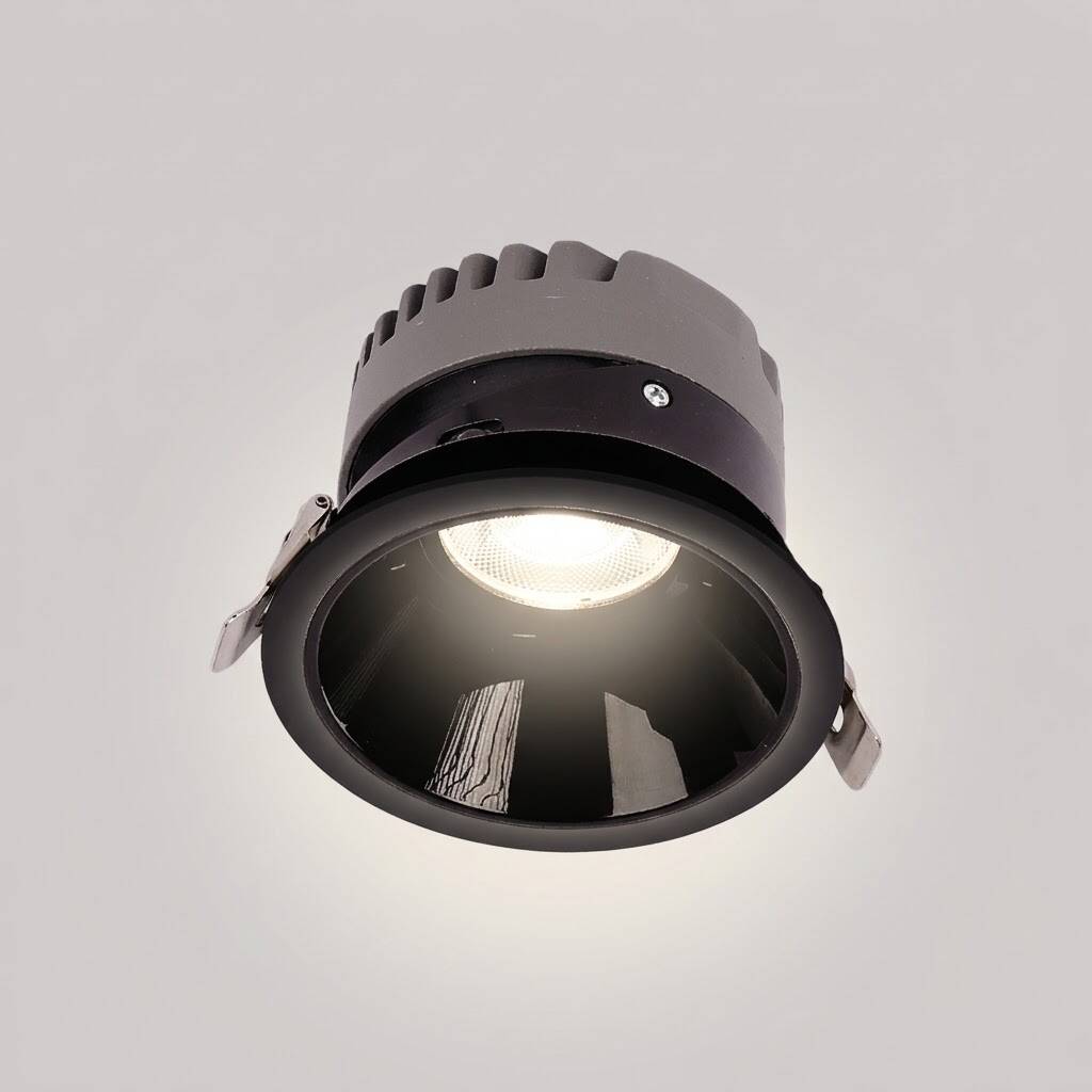 ACK 18W 4000K Ilık Beyaz 1566lm Kamaşma Önleyici (Dark Light) Sıva Altı Spot (Ø104 mm Siyah Kasa) AD10-02111 - 3