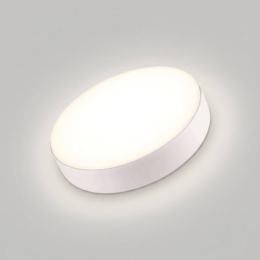 ACK 18W 4000K Ilık Beyaz Sıva Üstü Yuvarlak Led Panel (Ø120 mm Siyah Kasa) AP05-01811 - 3