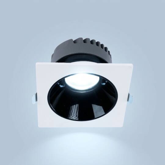 ACK 18W 6500K Beyaz 1620lm Kamaşma Önleyici (Dark Light) Sıva Altı Kare Spot (115x115 mm Beyaz Kasa) AD10-02530 - 3