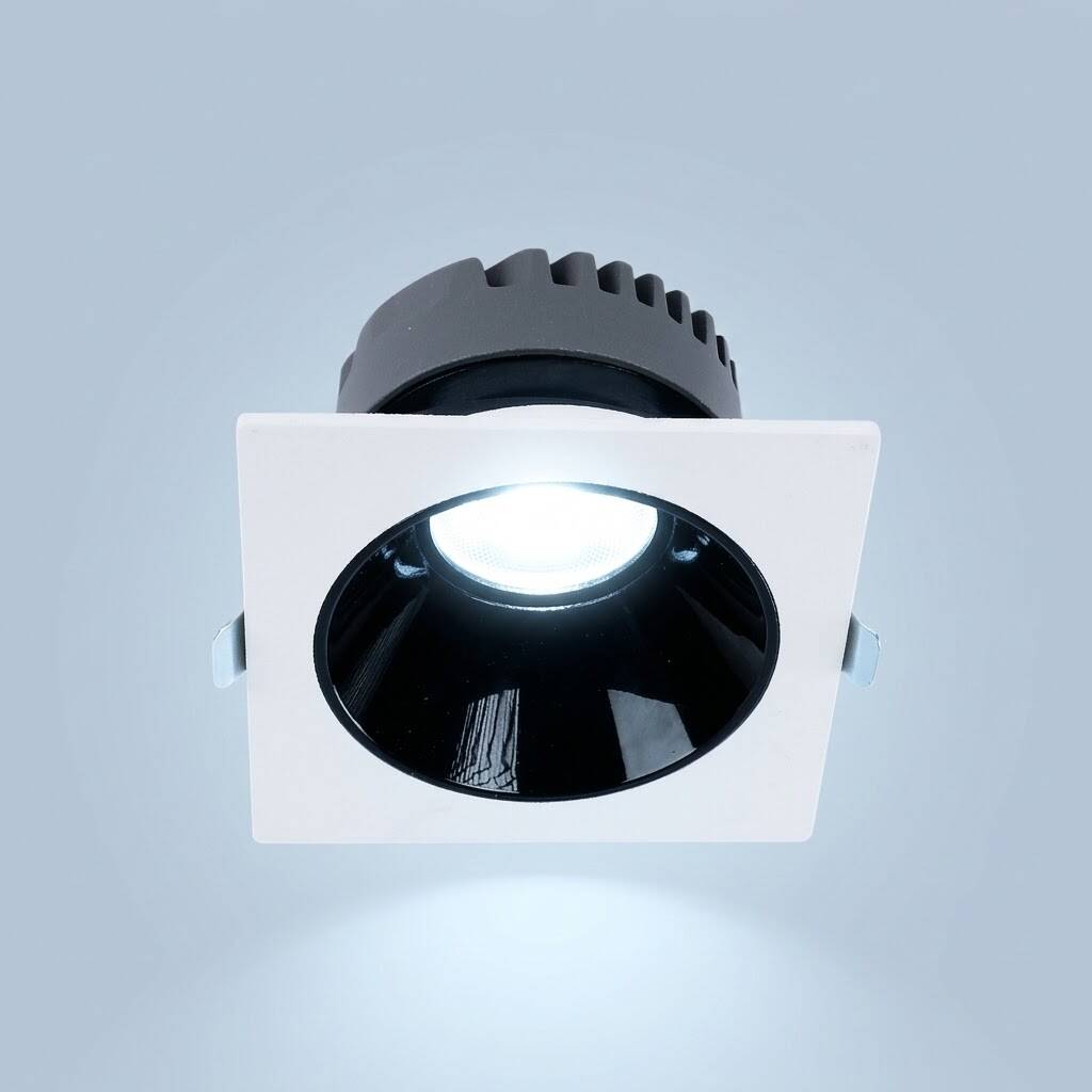 ACK 18W 6500K Beyaz 1620lm Kamaşma Önleyici (Dark Light) Sıva Altı Kare Spot (115x115 mm Beyaz Kasa) AD10-02530 - 3