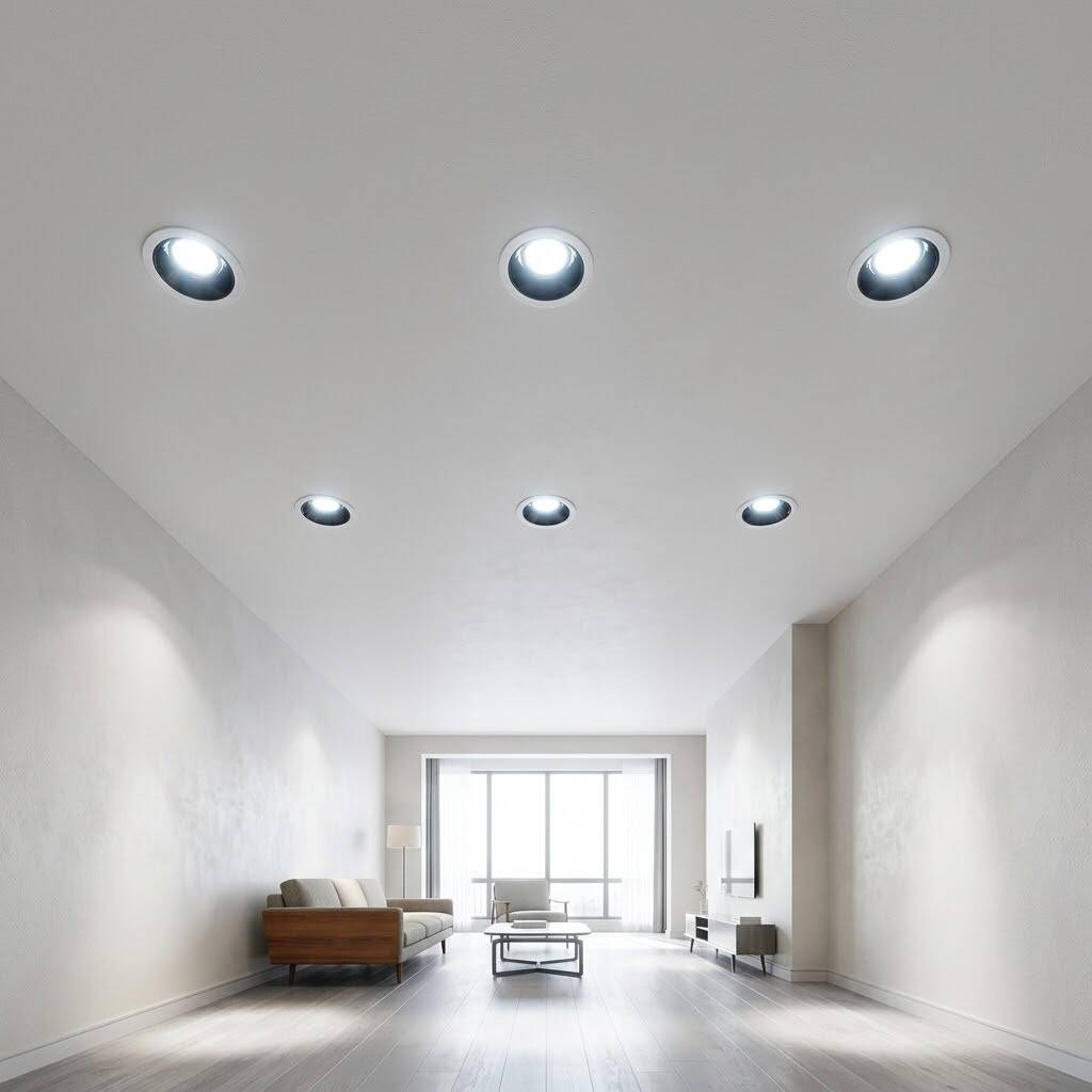 ACK 18W 6500K Beyaz 1620lm Kamaşma Önleyici (Dark Light) Sıva Altı Spot (Ø104 mm Beyaz Kasa) AD10-02130 - 2