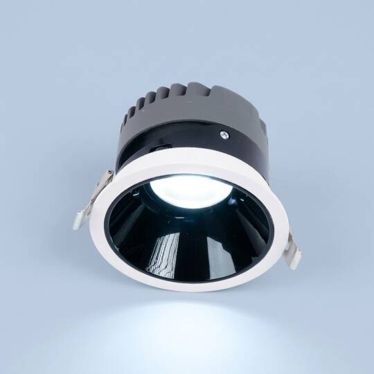 ACK 18W 6500K Beyaz 1620lm Kamaşma Önleyici (Dark Light) Sıva Altı Spot (Ø104 mm Beyaz Kasa) AD10-02130 - 3