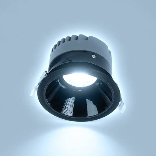 ACK 18W 6500K Beyaz 1620lm Kamaşma Önleyici (Dark Light) Sıva Altı Spot (Ø104 mm Siyah Kasa) AD10-02131 - 3