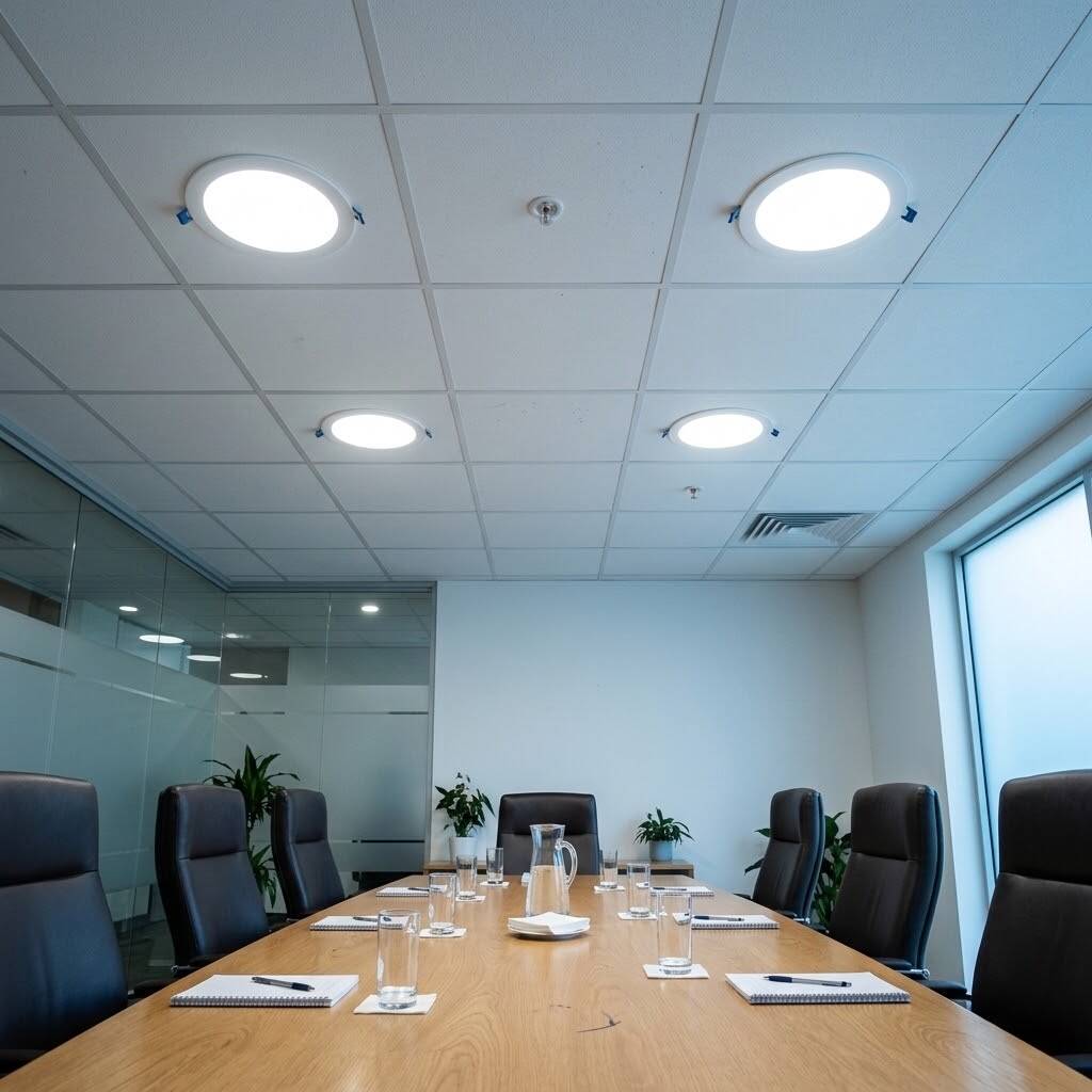 ACK 18W 6500K Beyaz 1620lm Sıva Altı Yuvarlak Led Panel (Ø225 mm Beyaz Kasa) AP01-01830 - 2